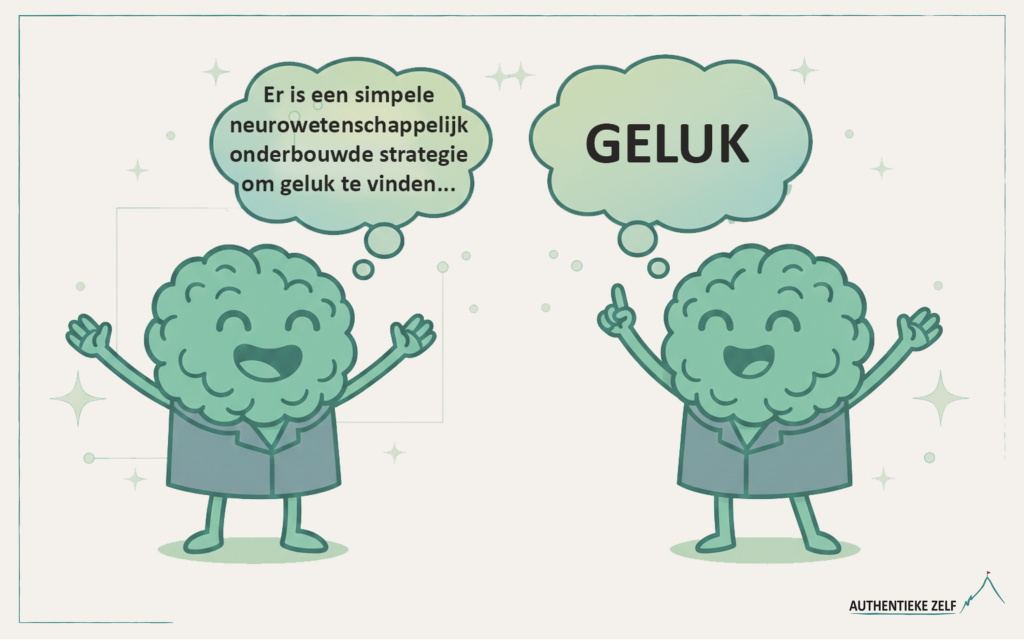 Visualisatie van de neurowetenschap van dankbaarheid in het menselijk brein